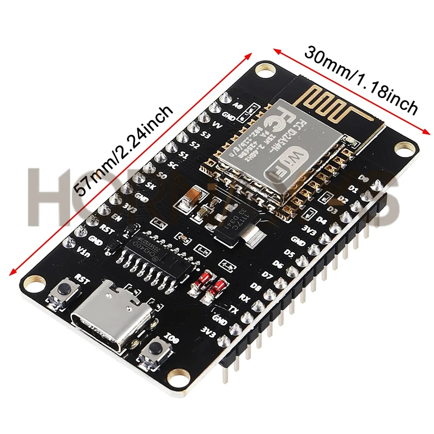 ESP8266 NodeMCU LUA CH340 ESP-12E WiFi